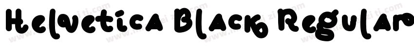 Helvetica Black Regular字体转换